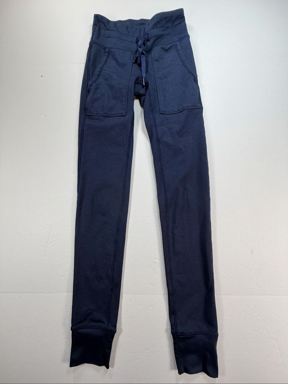 Aerie Chill Play Move Womens Size XXS Navy Blue Jogger Leggings Drawstring Pocke